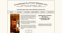 Desktop Screenshot of cambridgelanterns.com
